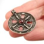 Middeleeuwen, kruisvaardersperiode Zilver, Granaat Open-Work, Antiek en Kunst