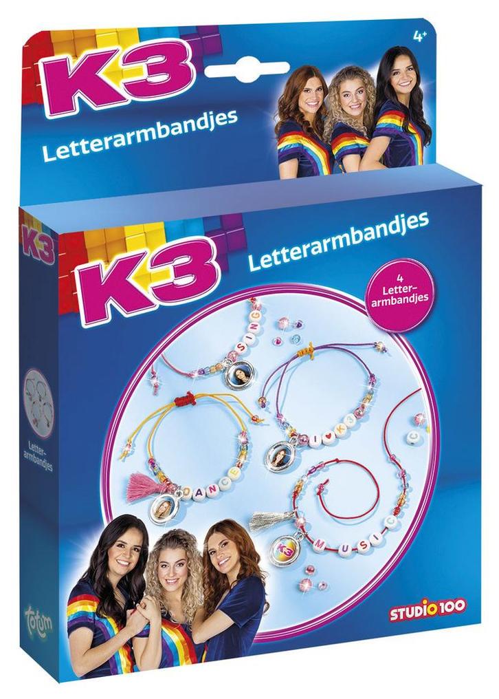 K3 Letter Armbanden Maken, Hobby en Vrije tijd, Feestartikelen, Nieuw, Verzenden