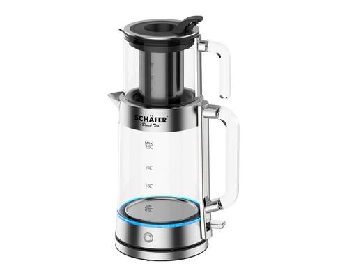 schafer 2 in 1 theekoker glas, Huis en Inrichting, Keuken | Keukenbenodigdheden, Ophalen of Verzenden