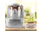 Arzum OKKA Turkish Coffee Machine| OK001WHITE| White & Gold, Verzenden, Zo goed als nieuw