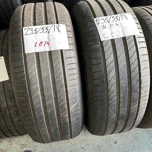 2 x Michelin Primacy 4 235-55-18 Zomerbanden 5,5mm, Auto-onderdelen, Banden en Velgen, 18 inch, Zomerbanden, 235 mm, Personenwagen