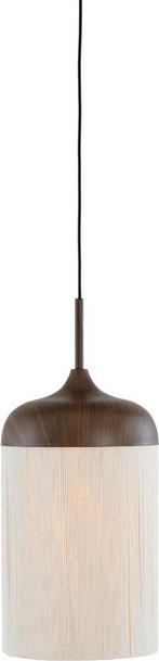 2dekans | Light & Living Hanglamp Dania - Bruin/Crème -, Ophalen of Verzenden, Zo goed als nieuw