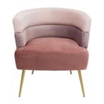 *WOONWINKEL* Kare Design Sandwich Roze Design Fauteuil Fluwe, Huis en Inrichting, Fauteuils, Verzenden, Nieuw, Stof