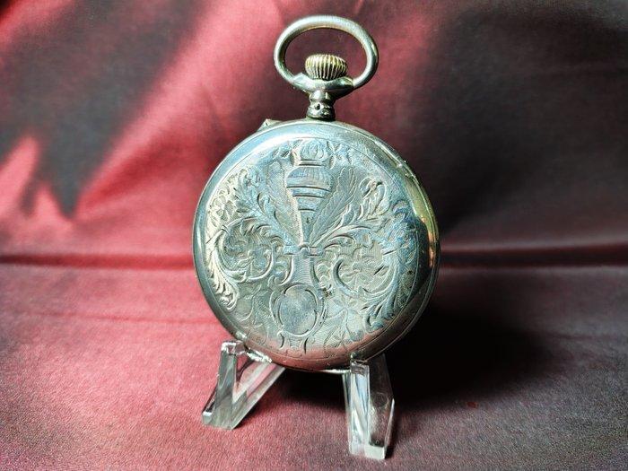 Enigma - Silver - 1900-1949, Sieraden, Tassen en Uiterlijk, Horloges | Heren
