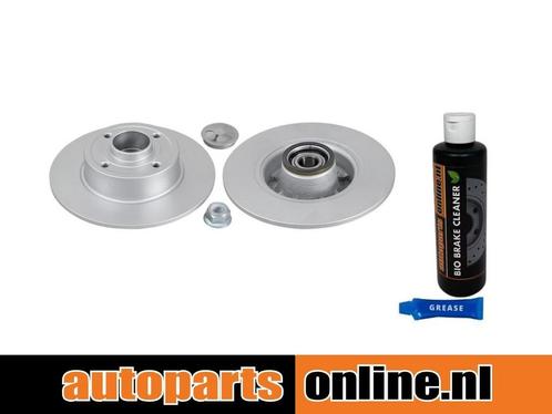 Remschijf + wiellager + abs-ring Renault Twingo achterzijde, Auto-onderdelen, Besturing, Nieuw, Renault, Verzenden