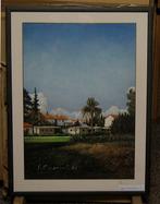 Paranskiy Arkadiy - The landscape with a palm. (Israel., Antiek en Kunst