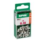 Spax Torx Houtschroef Bolle kop - 5.0x16mm - T10 - 16 stuks, Verzenden, Nieuw