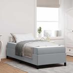 vidaXL Boxspringbed Lichtgrijs 90 x 200 cm Stof, Verzenden, Nieuw, Stof