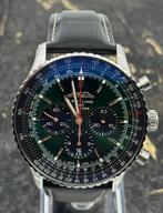 Breitling Navitimer B01 Chronograph 46mm - Green Dial New, Sieraden, Tassen en Uiterlijk, Horloges | Heren, Leer, Staal, Breitling
