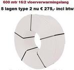 Noppenplaat, vloerverwarming, slang,verdeler, draadmat folie, Doe-het-zelf en Verbouw, Ophalen, Minder dan 30 cm, Hoog rendement (Hr)