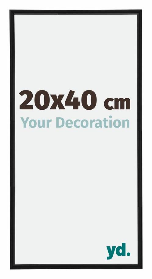 Fotolijst 20x40 cm - Zwart Mat - Kunststof - Annecy, Huis en Inrichting, Woonaccessoires | Lijsten, Nieuw, Verzenden