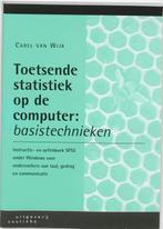 Toetsende statistiek op de computer Basistechnieken, Boeken, Gelezen, C. van Wijk, Verzenden