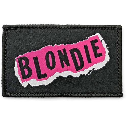 Blondie - Punk Logo - Patch officiële merchandise, Verzamelen, Muziek, Artiesten en Beroemdheden, Kleding, Nieuw, Ophalen of Verzenden