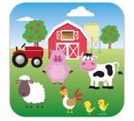 Decoratiebord Boerderij (50x50cm), Ophalen of Verzenden, Nieuw