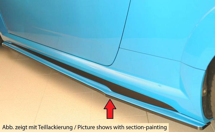 Side skirt aanzetstuk | Audi | TT S-Line / TTS / TT-RS (8S), Auto-onderdelen, Carrosserie en Plaatwerk, Nieuw, Audi, Verzenden