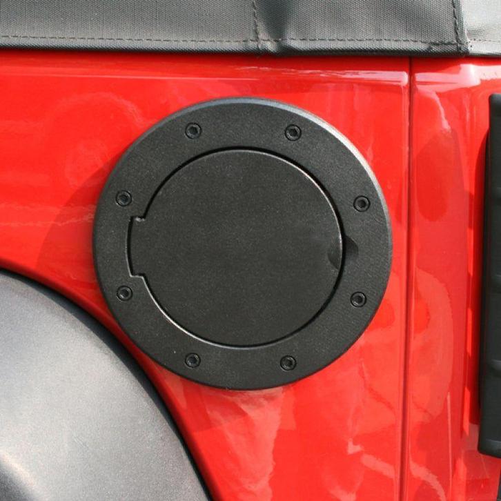 Rugged Ridge Non-Locking Gas Cap Door Black 07-18 Jeep, Auto-onderdelen, Brandstofsystemen, Ophalen of Verzenden