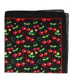 Bandana Zakdoek Kersen Patroon Zwart Rood, Nieuw