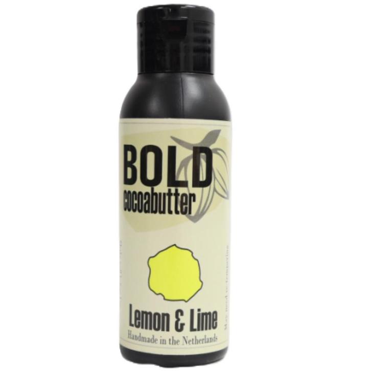 Bold Cacaoboter Gekleurd Lemon & Lime 80g, Hobby en Vrije tijd, Taarten en Cupcakes maken, Nieuw, Verzenden