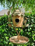 Beeldje - BIrdhouse - Feeding scale - IJzer, Antiek en Kunst, Curiosa en Brocante