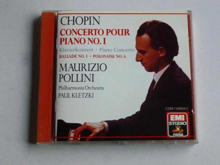 Chopin - Concerto pour Piano / Maurizio Pollini, Kletzki, Cd's en Dvd's, Cd's | Klassiek, Zo goed als nieuw, Verzenden