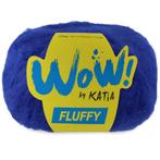 Katia WOW Fluffy - 96 Koningsblauw - Mohair-Look Acryl/Wol, Ophalen of Verzenden, Nieuw
