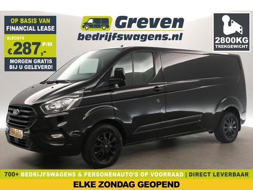 Ford Transit Custom 300 2.0 TDCI L2H1 Airco Cruise €287pm, Auto's, Bestelauto's, Handgeschakeld, Diesel, Zwart, Ford, Verzenden