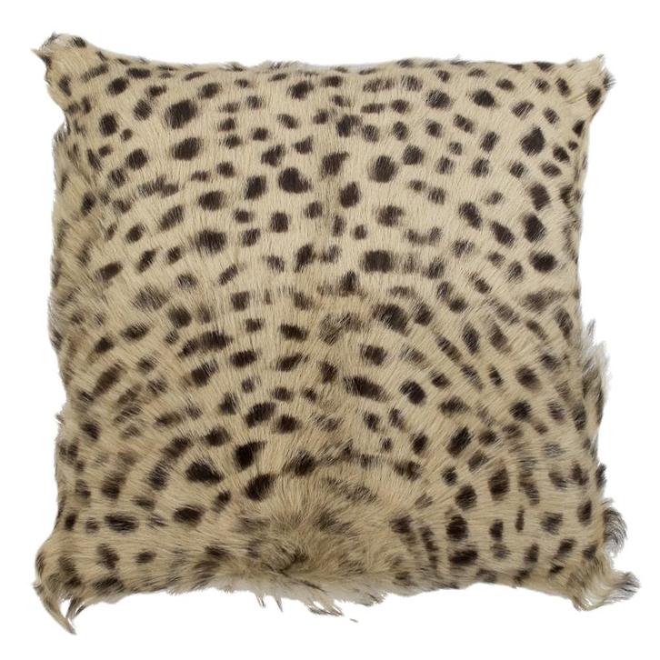 kussen geit cheetah 40x40cm, Huis en Inrichting, Woonaccessoires | Overige, Verzenden