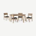 Tuintafel Dining set Javea Tafel + 4 stoelen Acaciahout/Rope, Verzenden, Nieuw