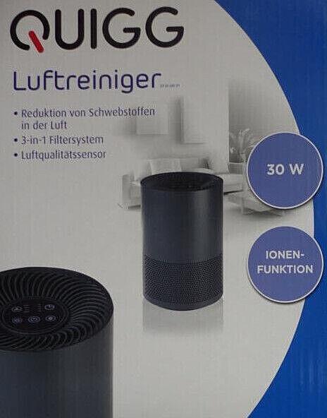 QUIGG Luchtreiniger Luchtverfrisser EPA-filter Actieve kools, Witgoed en Apparatuur, Luchtbehandelingsapparatuur, Nieuw, Verzenden