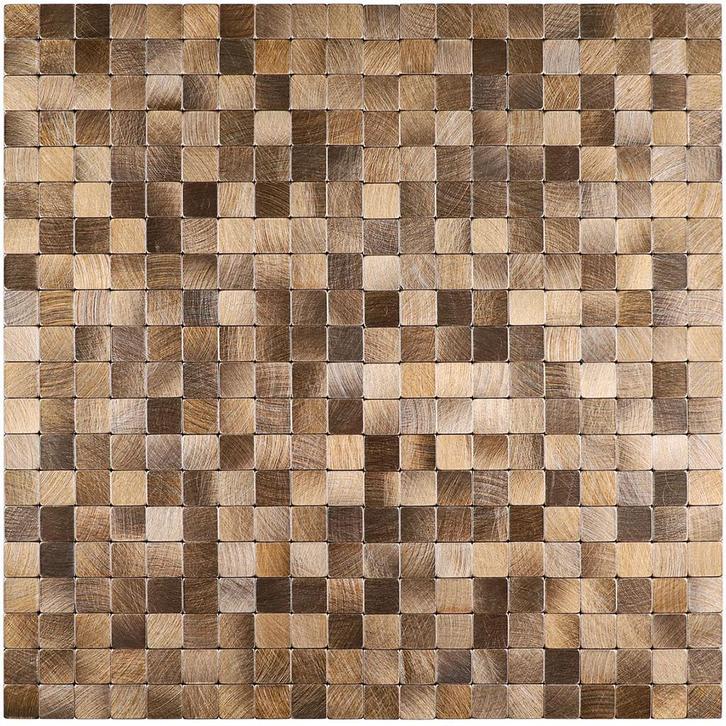 Zelfklevend Mozaïek Quadra Goud, Huis en Inrichting, Woonaccessoires | Wanddecoraties, Nieuw, Ophalen of Verzenden