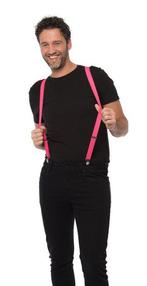 Bretels Neon Roze, Verzenden, Nieuw
