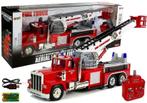 RC-brandweerauto met uitschuifbare ladder en sirene - 60 cm, Ophalen of Verzenden, Nieuw