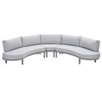 Garden Impressions Mallorca loungeset 3-delig - taupe, Tuin en Terras, Tuinsets en Loungesets, Verzenden, Nieuw