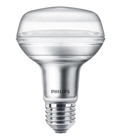 Philips LED reflectorlamp R80 E27 8W 670lm 2700K Niet-Dim..., Huis en Inrichting, Lampen | Overige, Nieuw, Ophalen of Verzenden