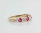 Eeuwigheidsring - 14 karaat Geel goud - 1.30ct. tw. Robijn -