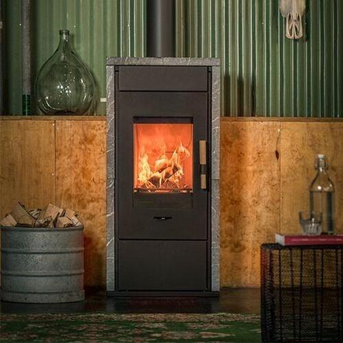 Wanders Pecan Eco Medium speksteenkachel, Huis en Inrichting, Haarden, Ophalen