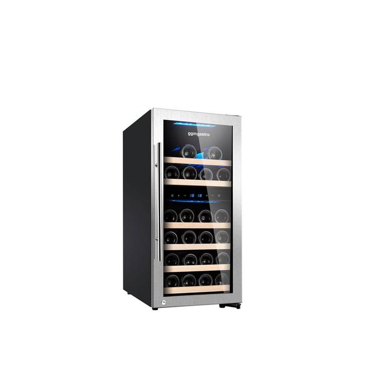 GGM Gastro | Wijnkoelkast - 2 klimaatzones - 100 liter - |, Witgoed en Apparatuur, Koelkasten en IJskasten, 100 tot 150 liter