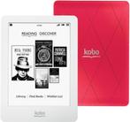 Kobo Glo E-Reader Wi-Fi - 6 Inch - Wit/Roze, Computers en Software, E-readers, Verzenden, Zo goed als nieuw