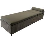 Showroommodel Barcelona lounge ligbed grijs wicker, Ophalen of Verzenden, Nieuw, Aluminium