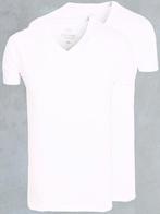 E-bound T-shirt Basic V-hals Wit 2-Pack, Verzenden, Nieuw, Wit
