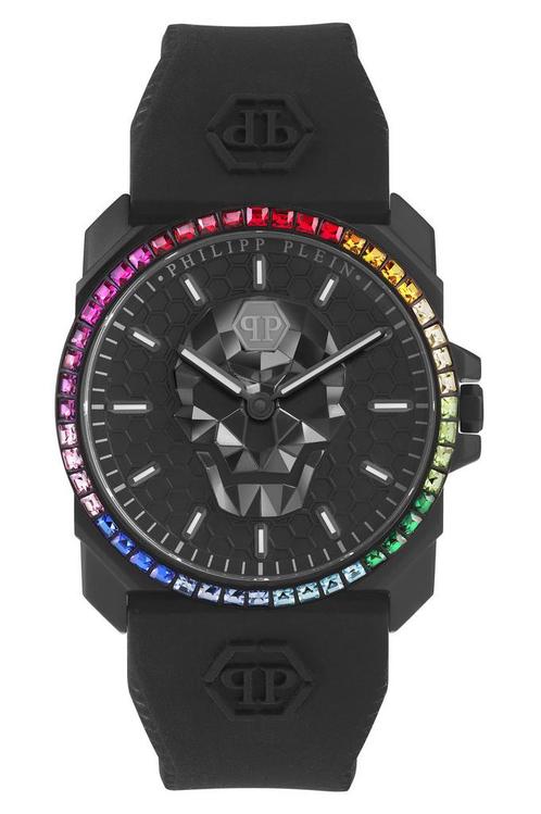 Philipp Plein PWLAA0522 The $kull King horloge 40 mm, Sieraden, Tassen en Uiterlijk, Horloges | Heren, Staal, Nieuw, Staal, Overige merken