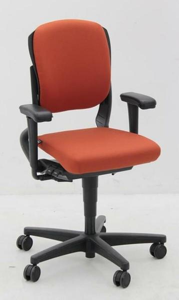 Bureaustoel Ahrend 230 lage rug - oranje/rood - zwart beschikbaar voor biedingen