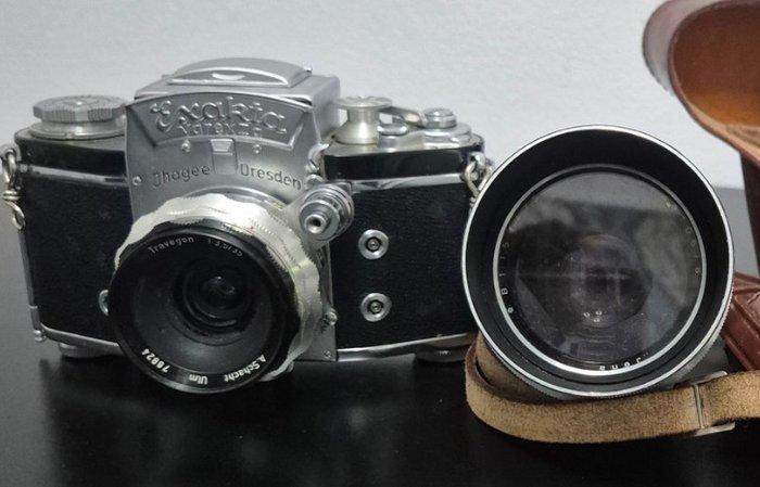 Exakta Varex + Carl Zeiss Jena Biotar 75mm f/1.5 (**READ**)+, Audio, Tv en Foto, Fotocamera's Analoog