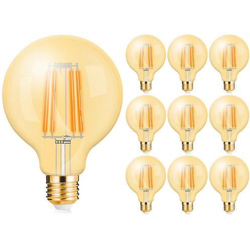 Voordeelpak 10x LED Lamp E27 Globe Filament - Brinton -, Huis en Inrichting, Lampen | Losse lampen, Led-lamp, Nieuw, E27 (groot)