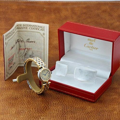 Cartier - Panthere De Cartier 3 Gold Row - Zonder, Sieraden, Tassen en Uiterlijk, Horloges | Heren