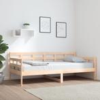 vidaXL Slaapbank massief grenenhout 90x190 cm, Huis en Inrichting, 90 cm, Eenpersoons, Bruin, Verzenden