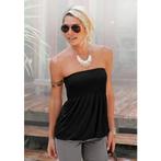 Lascana Bandeautop met brede smockinzet en elastiek,, Kleding | Dames, Tops, Verzenden, Nieuw