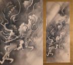 Large hanging scroll - Cloud Dragon - Un-ryu  - “Nakagaki