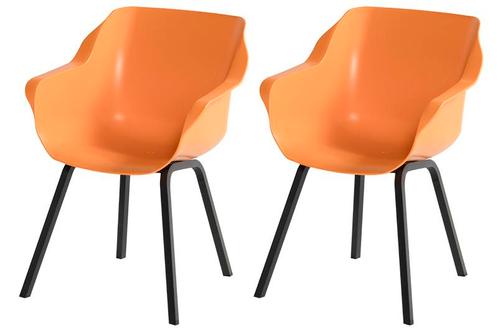 Hartman Sophie Element dining armstoel- indian orange - 2, Tuin en Terras, Tuinsets en Loungesets, Nieuw, Overige materialen, Verzenden