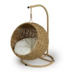 Hangstoel voor katten - naturel / wit - 45 x 60 x 75 cm, Verzenden, Nieuw